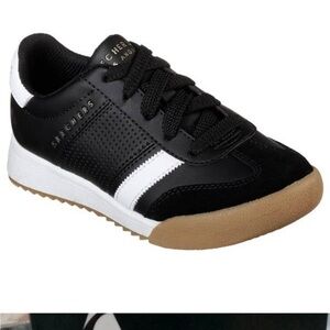 Skechers Street Los Angeles Zinger color Black White SNEAKERS Boys Size3